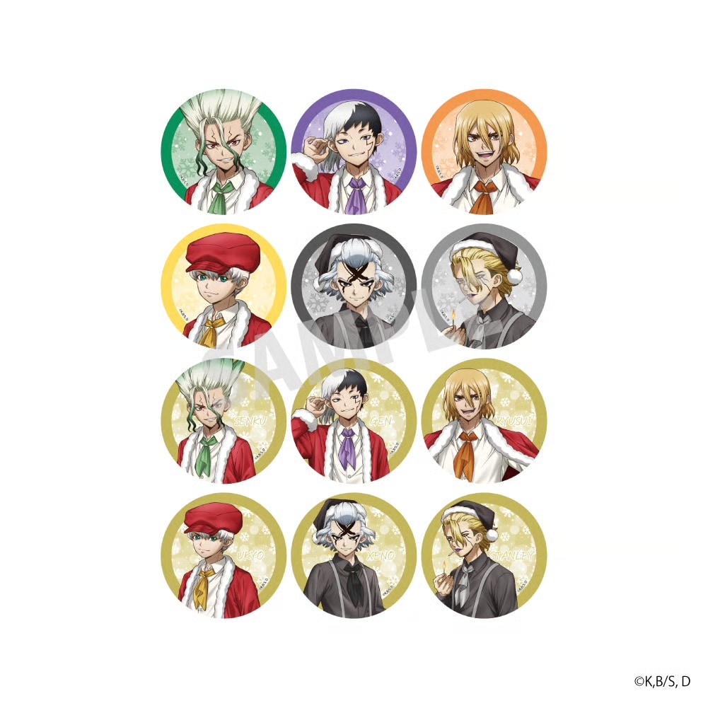 コラボカフェ「Dr.STONE PARTY」缶バッジ