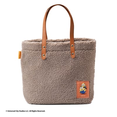 「＜ミニオンズ＞カフェ・ド・クリエ ハッピーバッグ」ボアバッグ