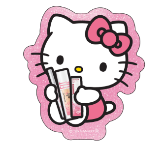 「ハローキティ×メイベリン ニューヨーク」限定ステッカー