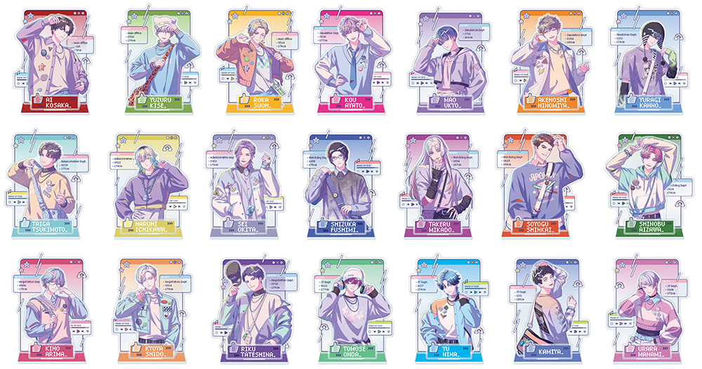 『ブレイクマイケース』Winter Fair 2025 in アニメイト　アクリルスタンド「Dreamy Jam」