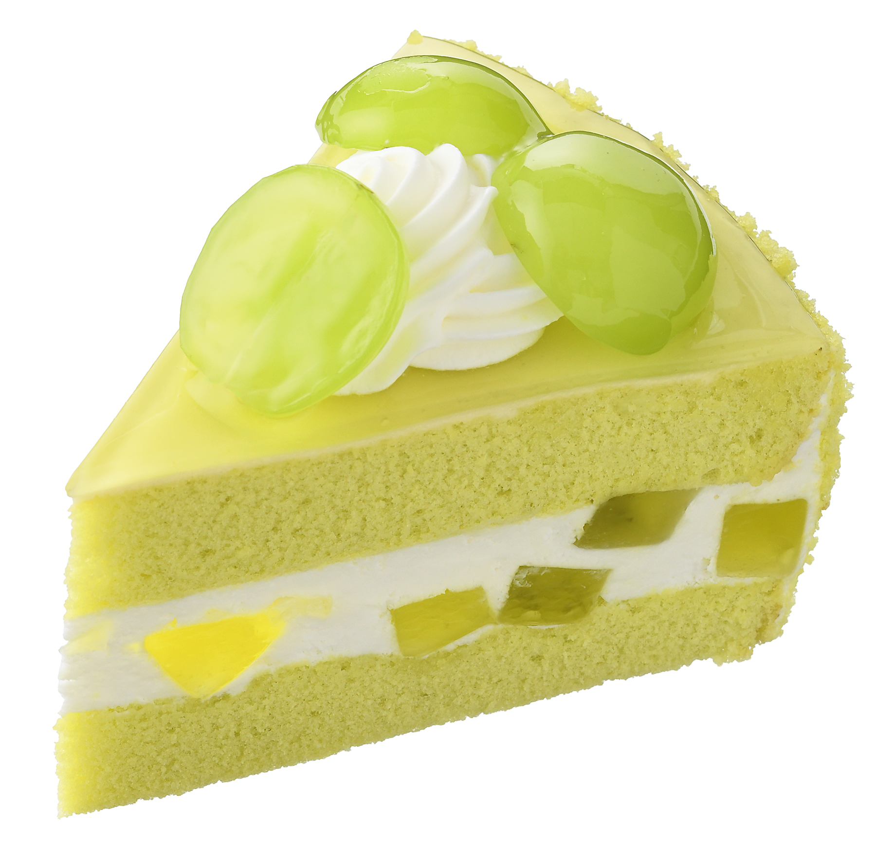 「銀座コージーコーナー」緑「シャインマスカットショート」