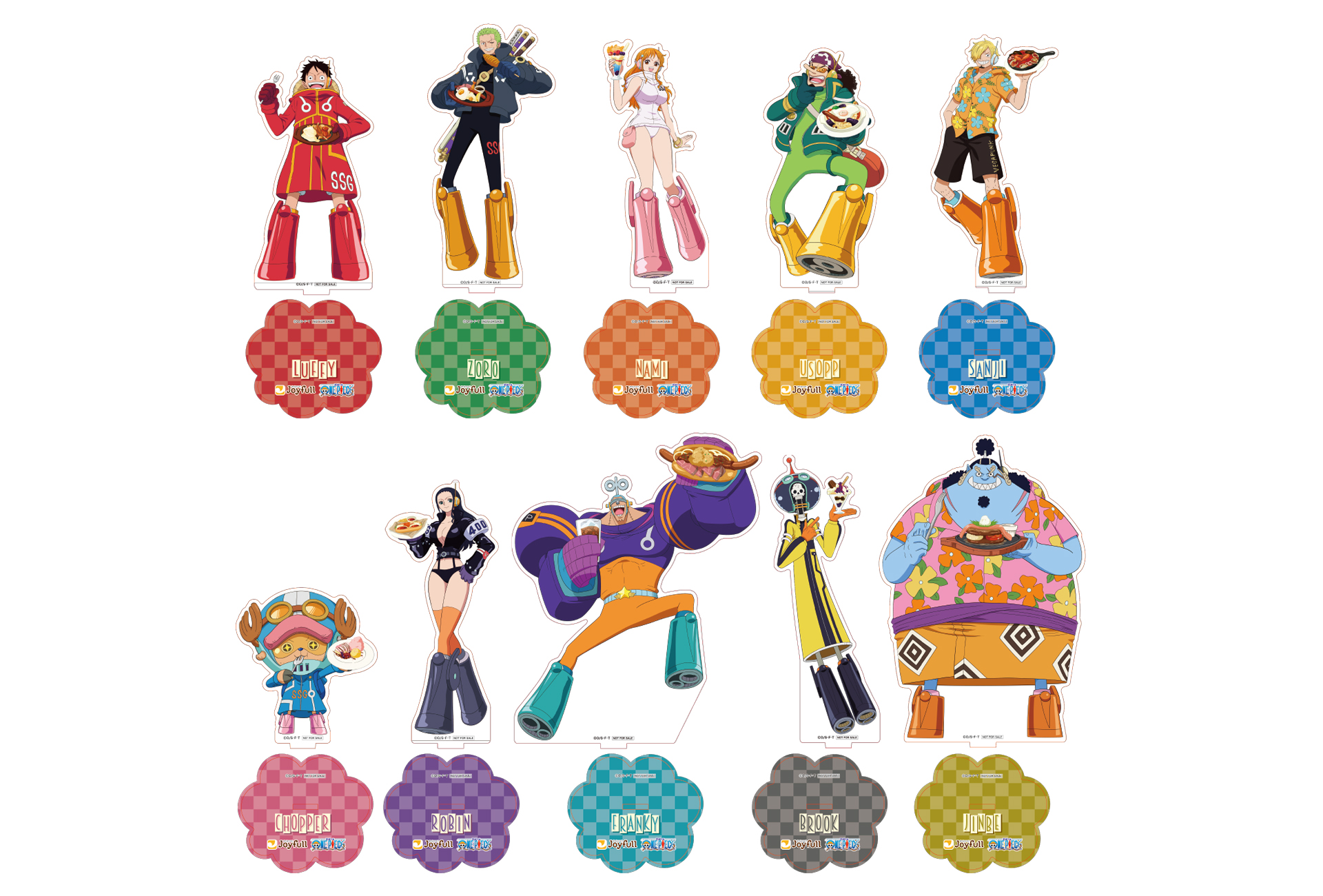 「ONE PIECE×ジョイフル」アクリルスタンド