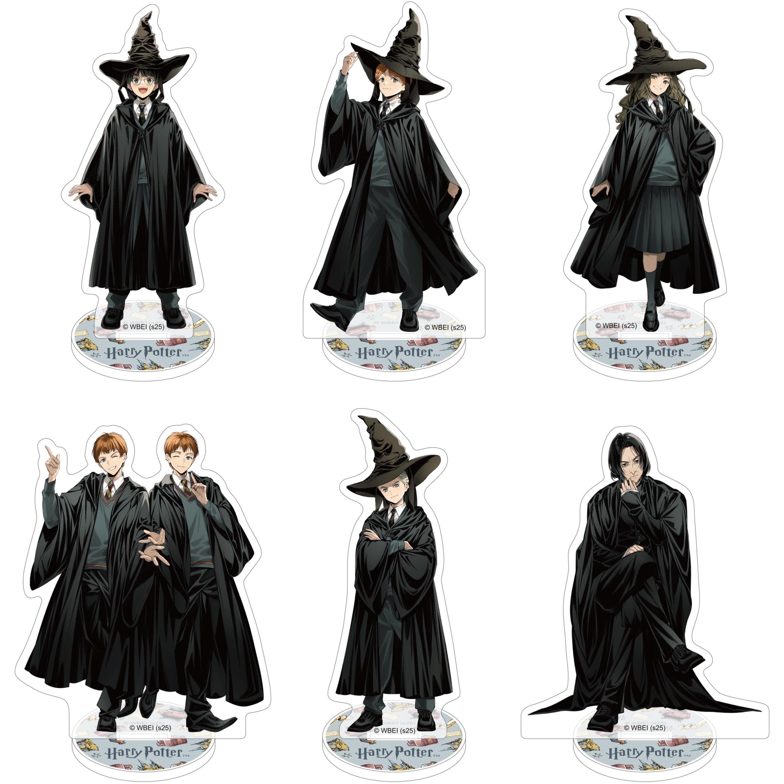 「『ハリー・ポッター』冬のグッズフェア2025-2026」アクリルスタンドコレクション/組分け