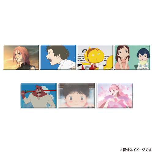 「果てしなきスカーレット & Memorial Cafe」スクエア缶マグネット