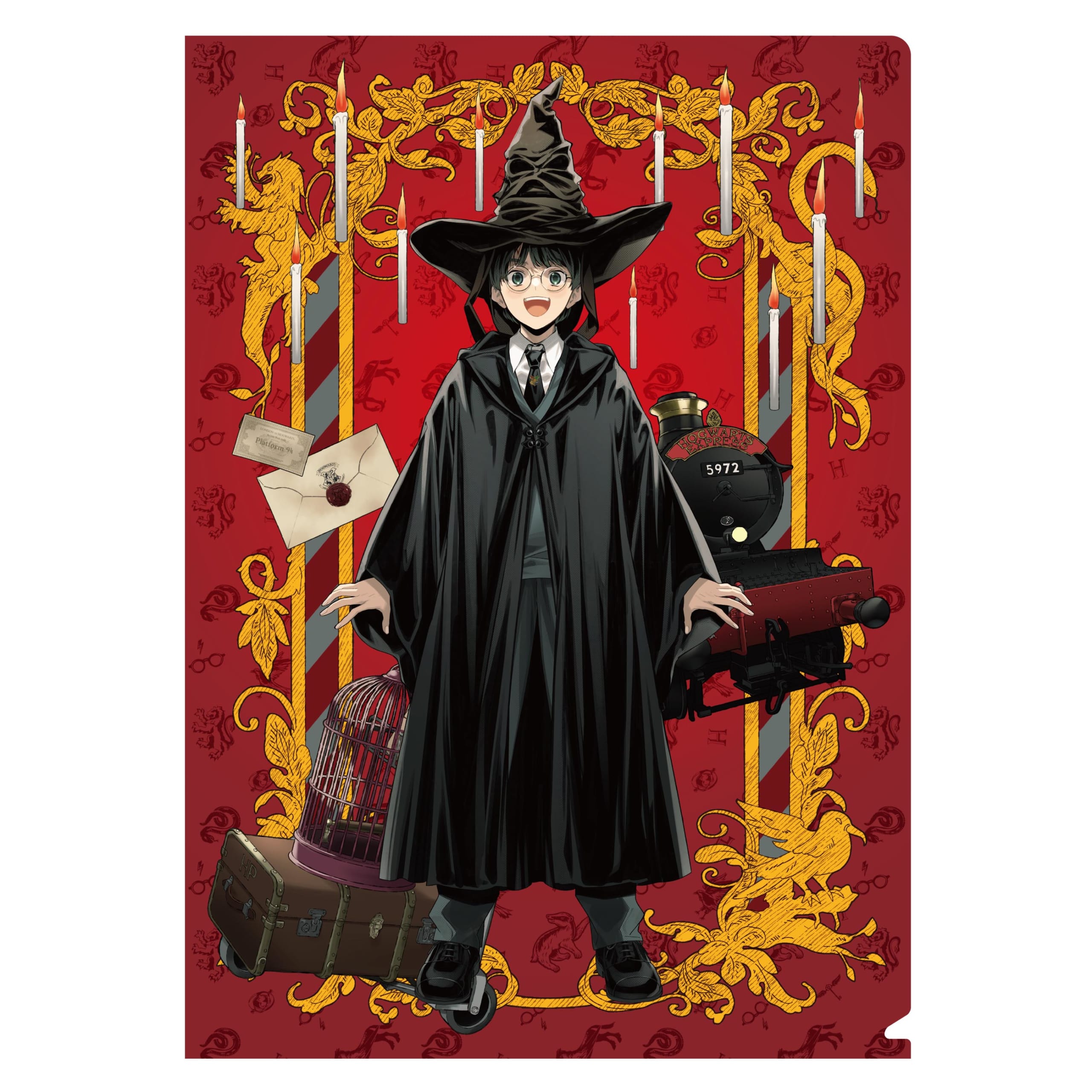 「『ハリー・ポッター』冬のグッズフェア2025-2026」クリアファイル/組分け