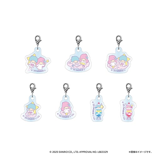 「LittleTwinStars Cafe」アクリルチャーム