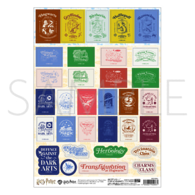 「『ハリー・ポッター』冬のグッズフェア2025-2026」A4ステッカー