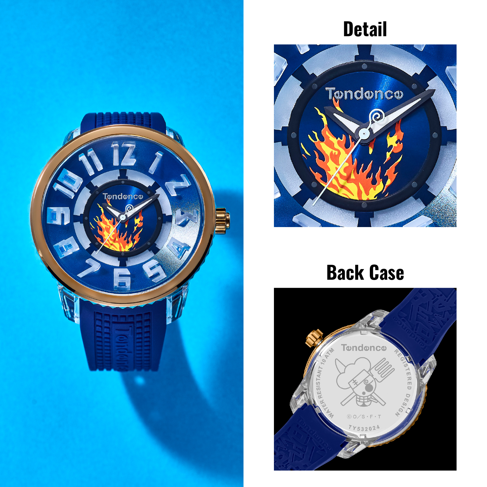 「ONE PIECE × Tendence」炎を纏う、サンジモデル