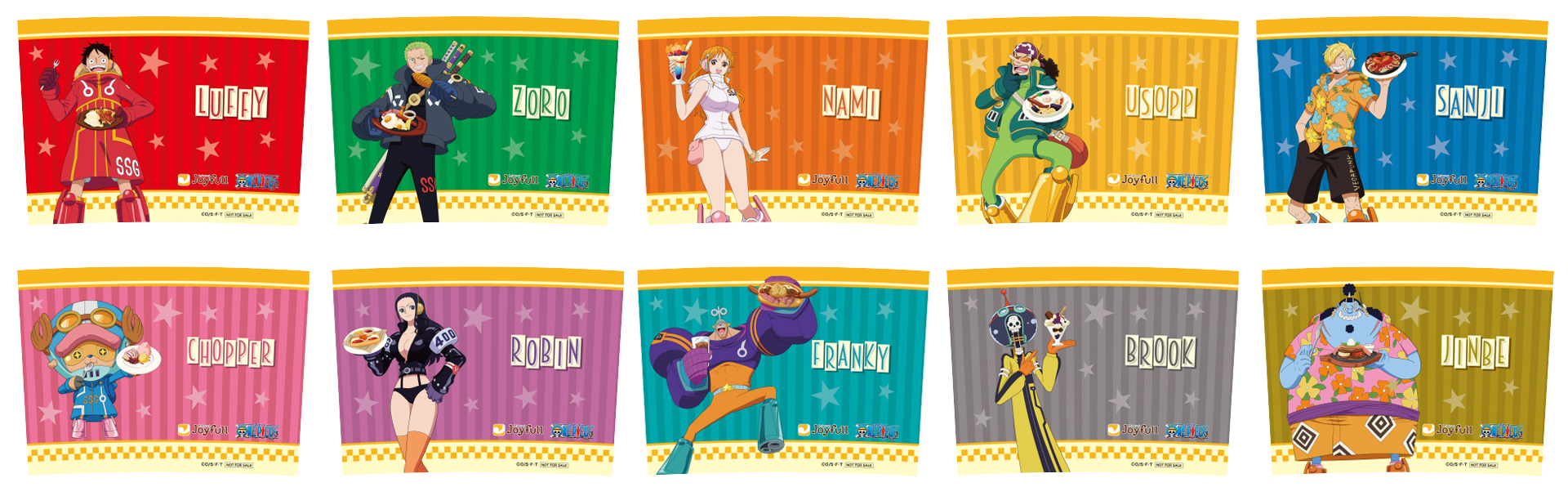 「ONE PIECE×ジョイフル」着せ替えタンブラー