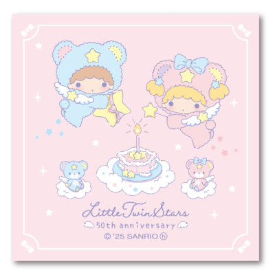 「リトルツインスターズ」50周年ステッカー