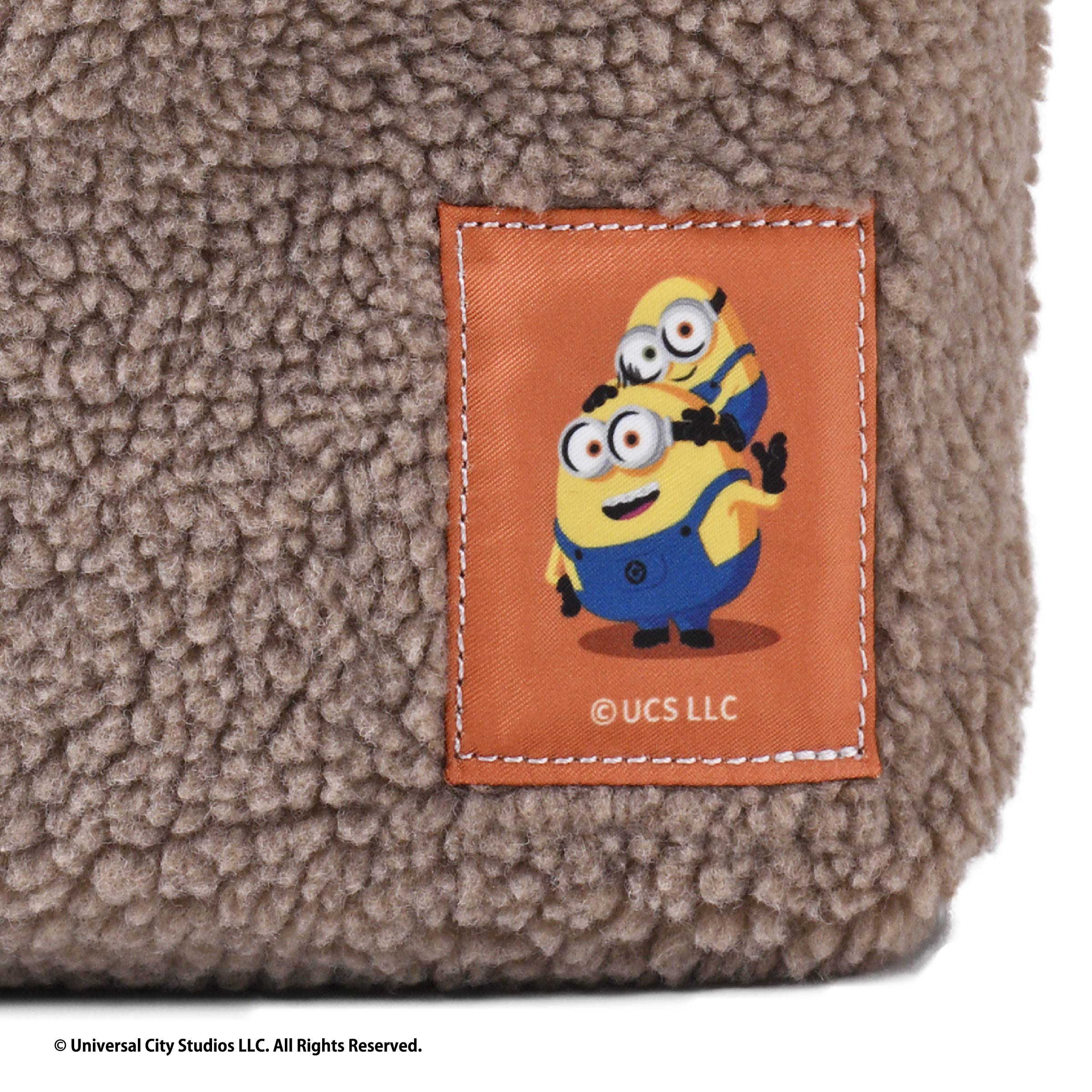 「＜ミニオンズ＞カフェ・ド・クリエ ハッピーバッグ」ボアバッグ