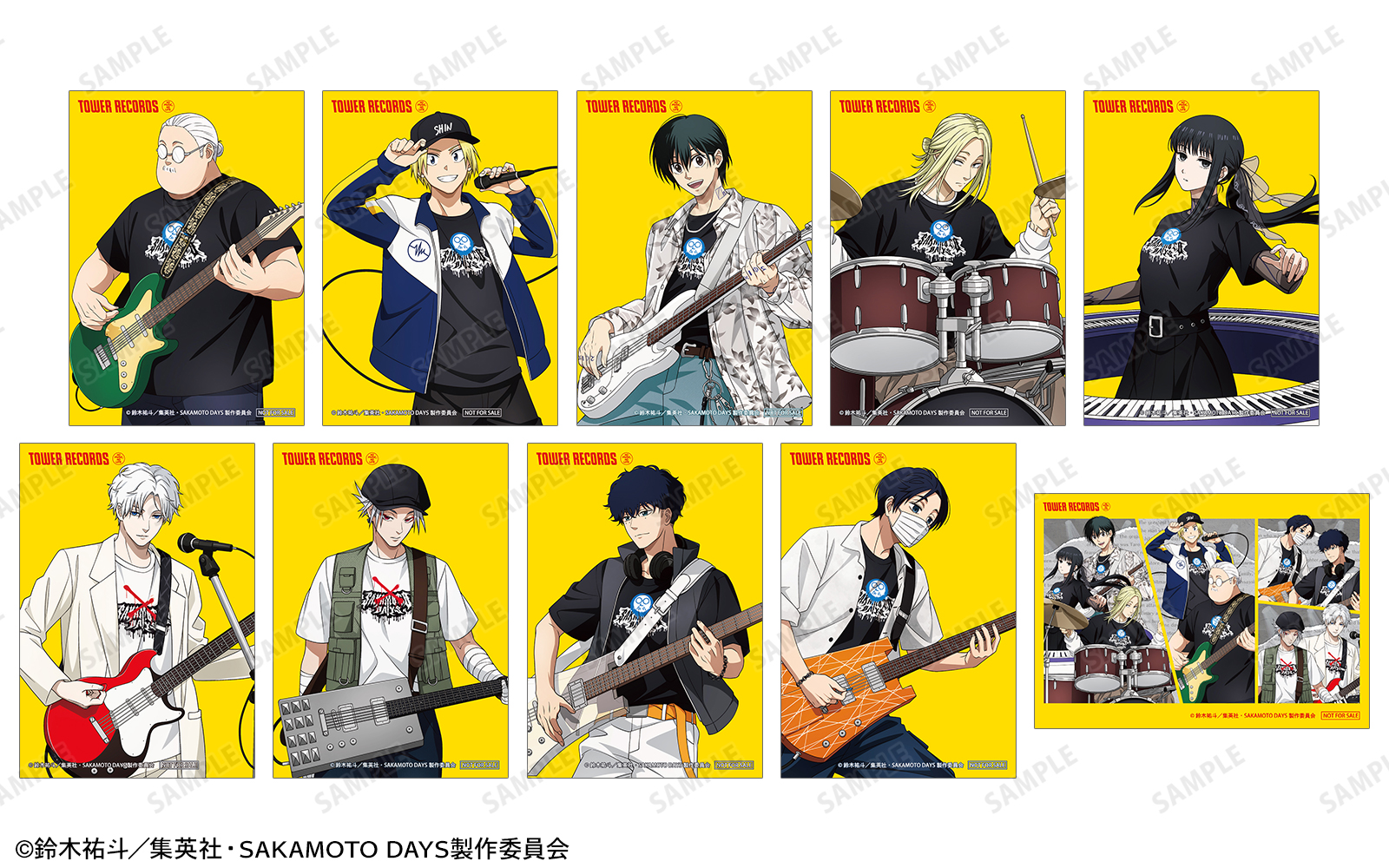 TVアニメ『SAKAMOTO DAYS』 POP UP SHOP in TOWER RECORDS　イベント購入特典ブロマイド