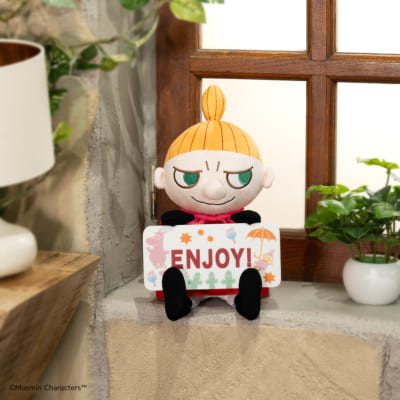 「タイトーくじ ムーミン Anniversary Year」B賞 ウェルカムボード付きリトルミイ ぬいぐるみ
