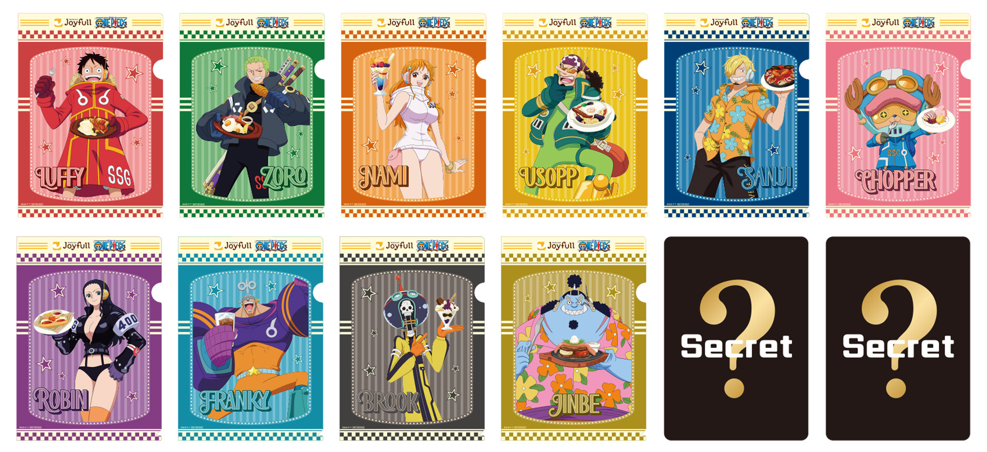 「ONE PIECE×ジョイフル」オリジナルクリアファイル