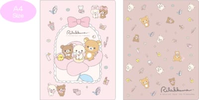 「Makeup Rilakkuma」ハードカバーダブルクリアホルダー