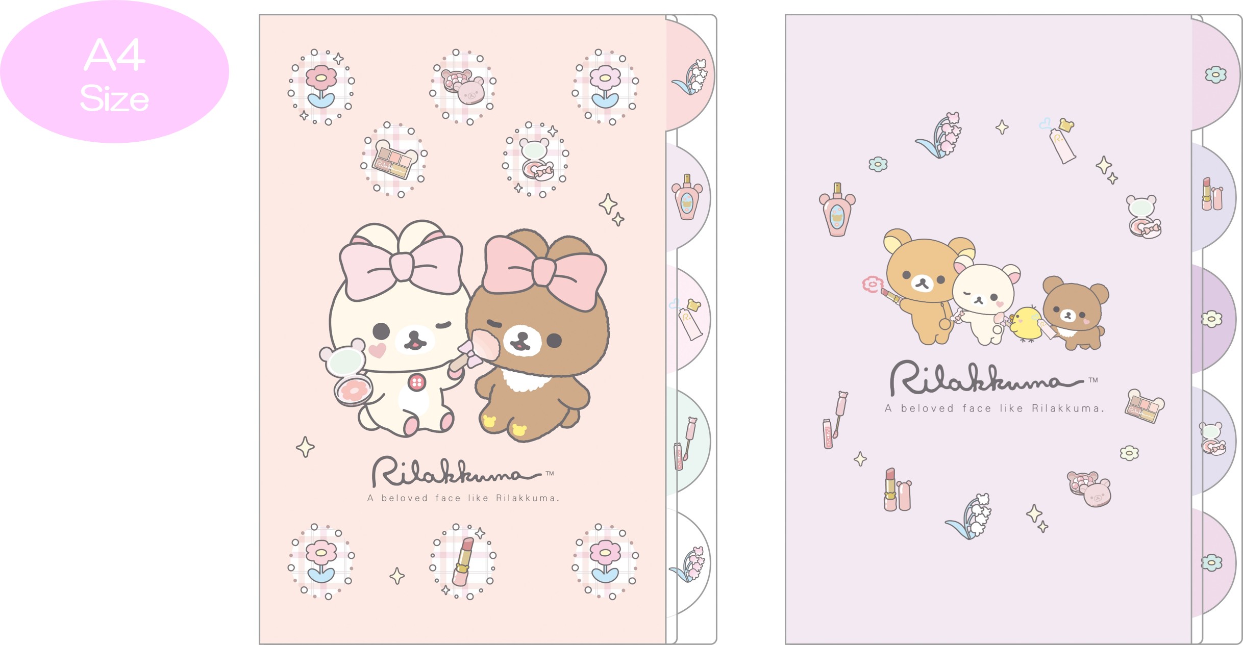 「Makeup Rilakkuma」インデックスホルダー
