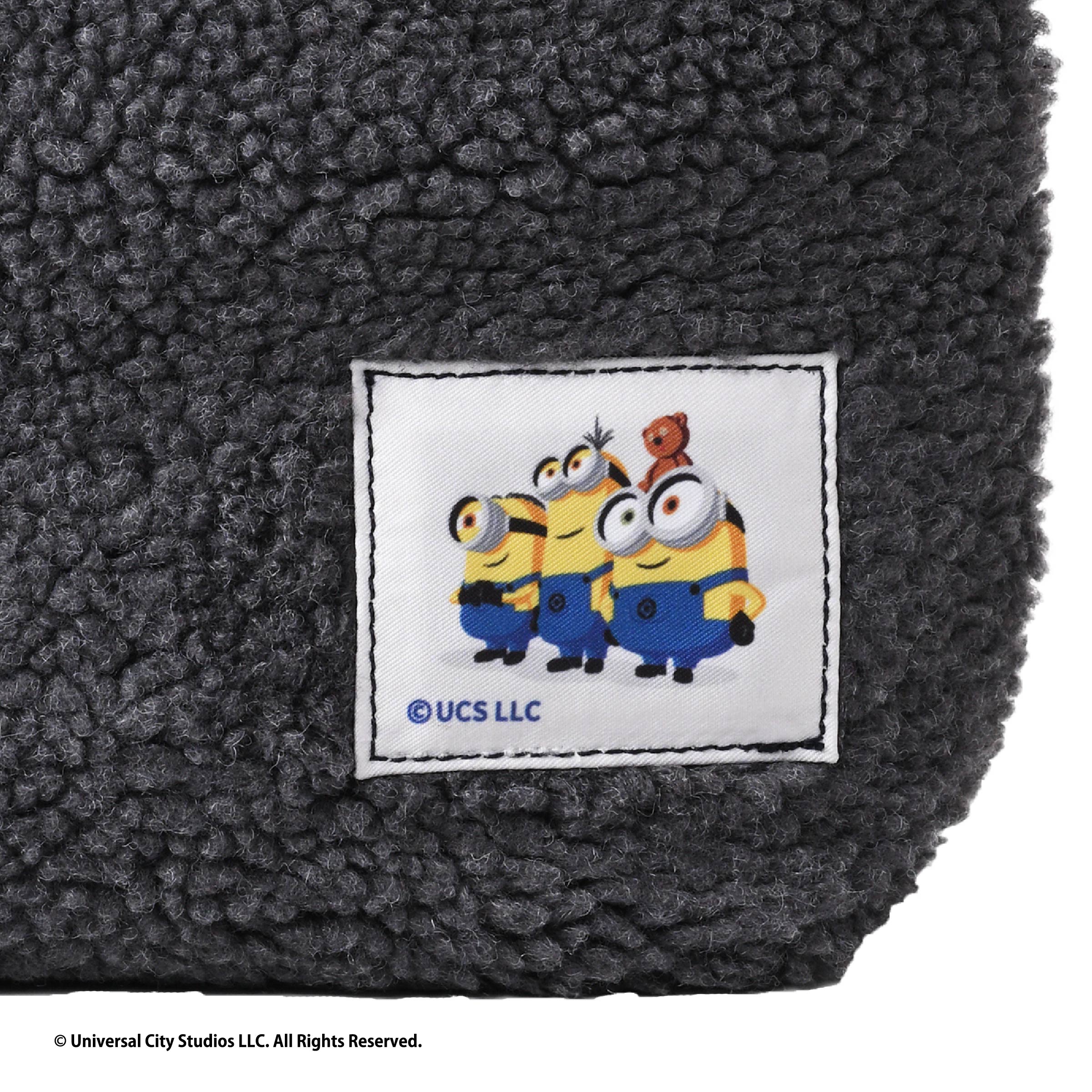 「＜ミニオンズ＞カフェ・ド・クリエ ハッピーバッグ」ボアバッグ