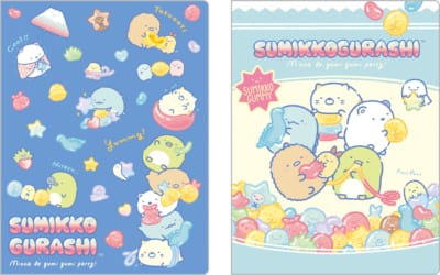 すみっコぐらし新テーマ「グミグミパーティー」ハードカバーダブルクリアホルダー