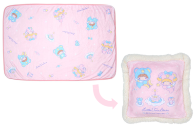 「リトルツインスターズ」クッションブランケット