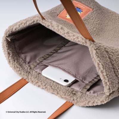 「＜ミニオンズ＞カフェ・ド・クリエ ハッピーバッグ」ボアバッグ