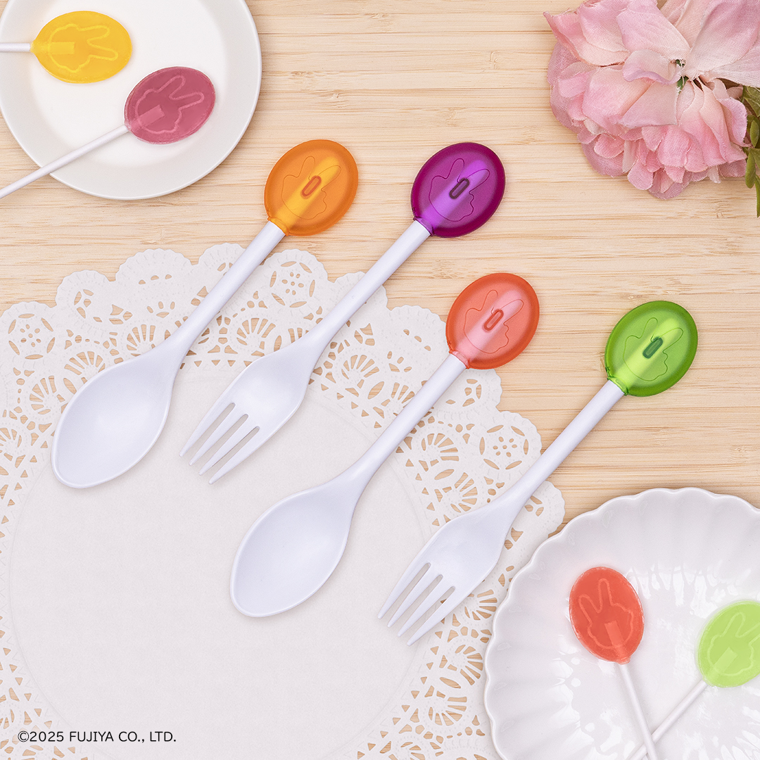 「タイトーくじ ペコのお菓子なびっくりばこ」D賞 ポップキャンディカトラリー