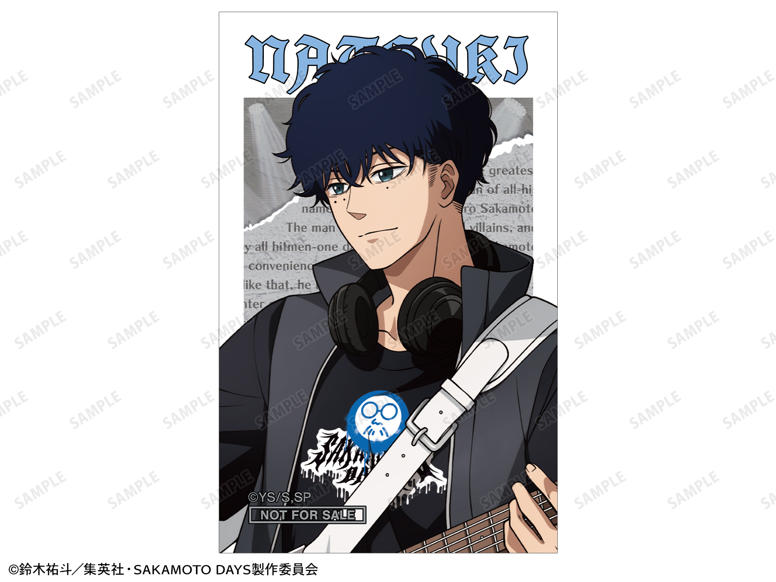 TVアニメ『SAKAMOTO DAYS』 POP UP SHOP in TOWER RECORDS　描き下ろし 勢羽夏生 ロックバンドver. イラストカード イベント限定特典