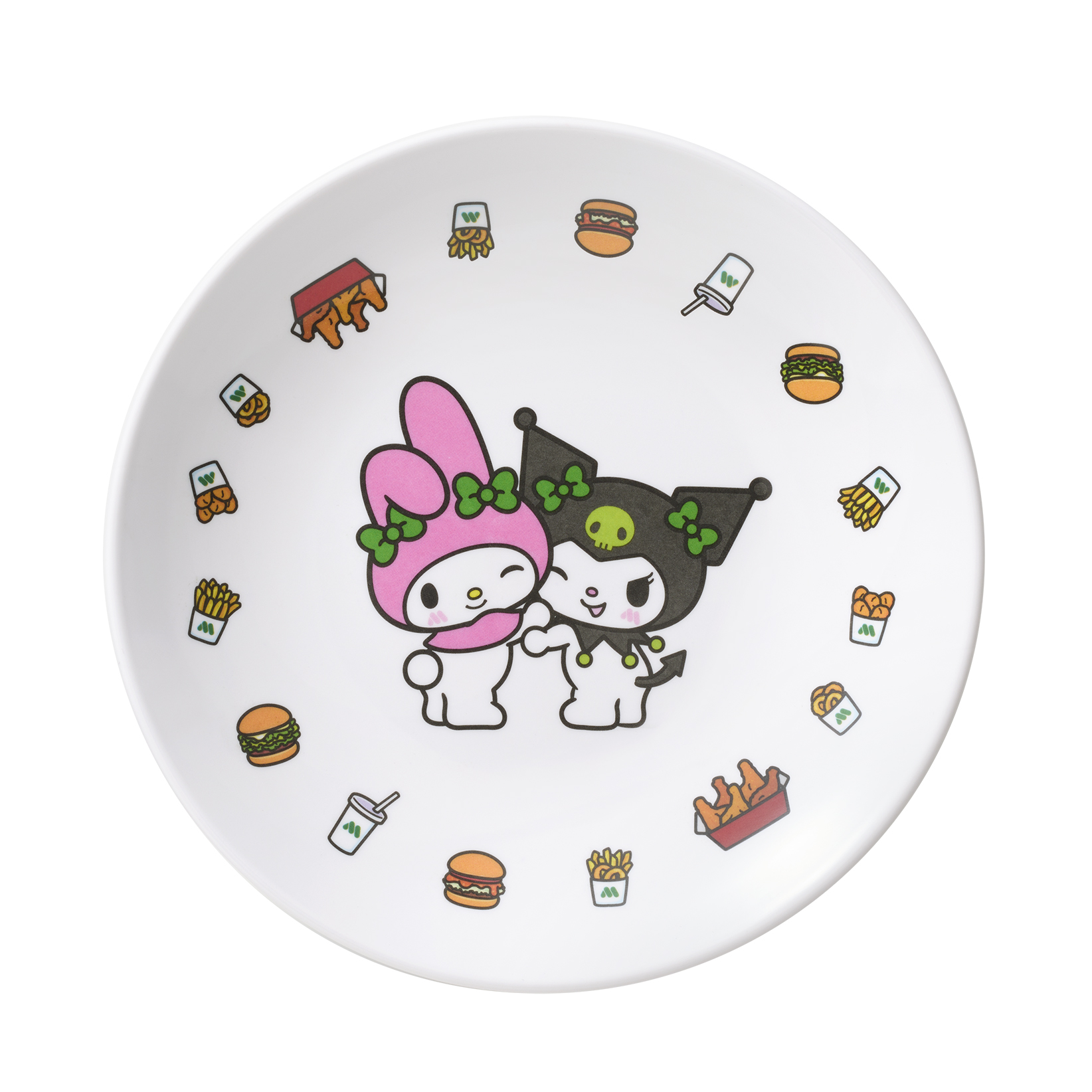 「マイメロディ＆クロミ×モスバーガー」2026モス福袋メラミンプレート（2枚セット）