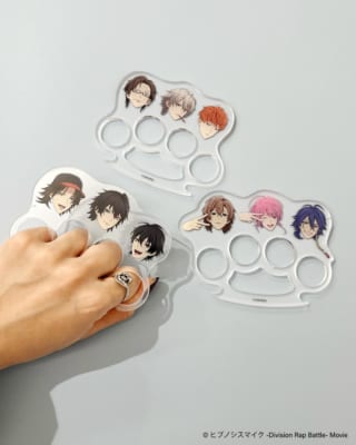 「ヒプムビ×サンキューマート」コラボグッズ 3連アクリルリング