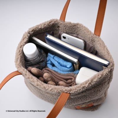 「＜ミニオンズ＞カフェ・ド・クリエ ハッピーバッグ」ボアバッグ