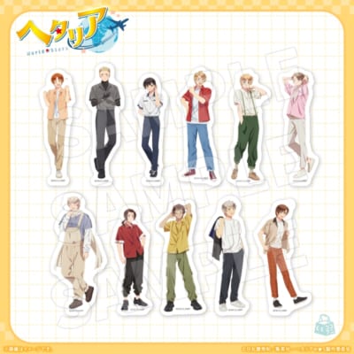 「ヘタリア World★Stars × ラウンドワン」ステッカー