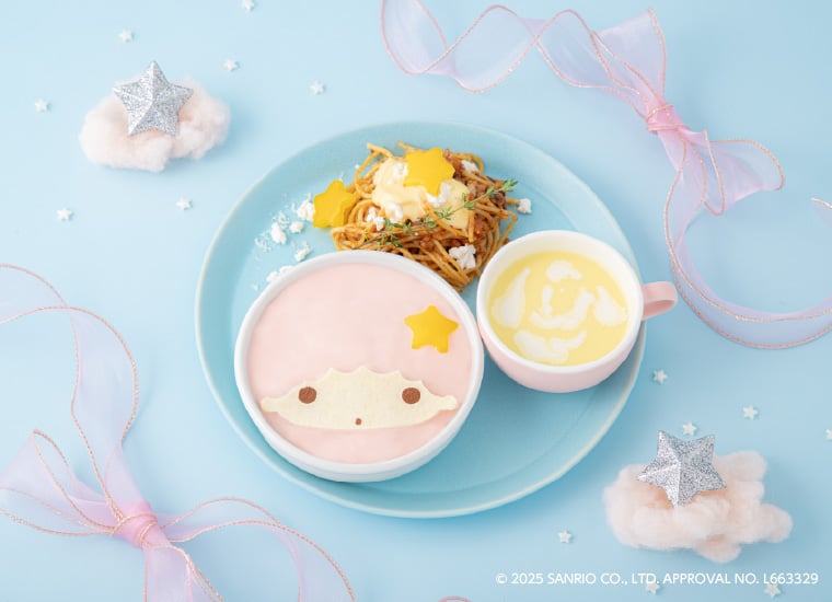 「LittleTwinStars Cafe」キキ&ララ グラタンプレート（ララ）