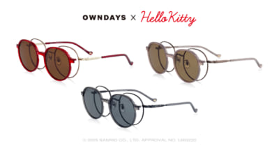 「OWNDAYS × Hello Kitty」おでかけ model