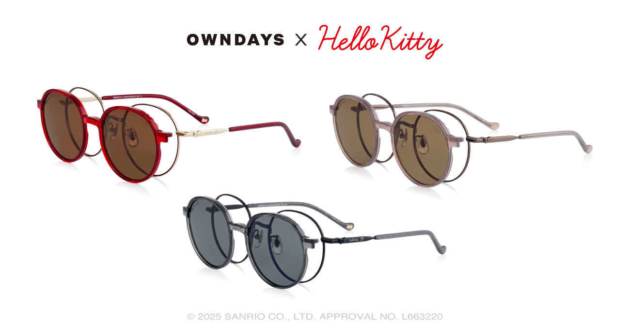 「OWNDAYS × Hello Kitty」おでかけ model