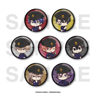 『桃源暗鬼』～police～ トレーディングデフォルメ缶バッジ