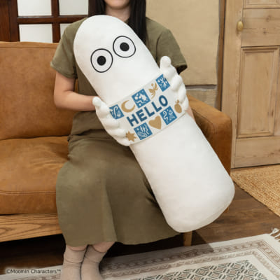 「タイトーくじ ムーミン Anniversary Year」LH（ラストハッピー）賞 ウェルカムボード付きニョロニョロ ぬいぐるみ