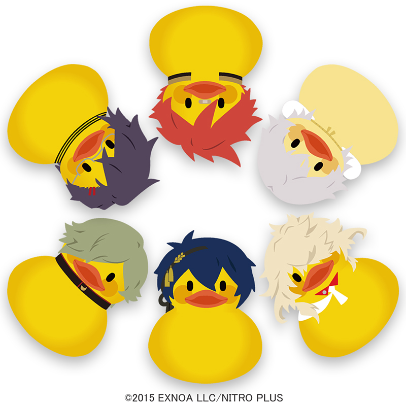 「刀剣乱舞ONLINE 湯浴みコレクション その3」RP賞 トウケンダックお風呂ソフビフィギュアコンプリートセット