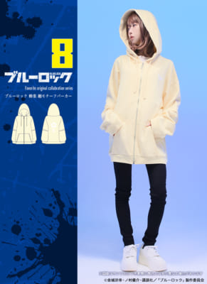 「ブルーロック×Favorite」キャラクターモチーフパーカー