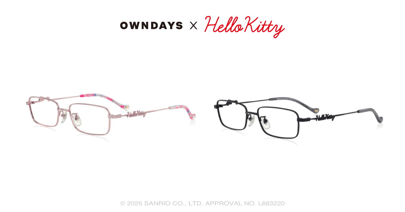 「OWNDAYS × Hello Kitty」ネオ model
