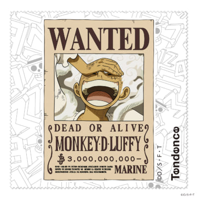 「ONE PIECE × Tendence」拭き布（セルベット/手配書モチーフ）