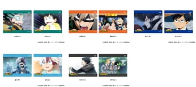 「ヒロアカ×Zoff」トレーディングメガネ拭き　Zoffオリジナルデザイン