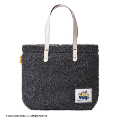 「＜ミニオンズ＞カフェ・ド・クリエ ハッピーバッグ」ボアバッグ