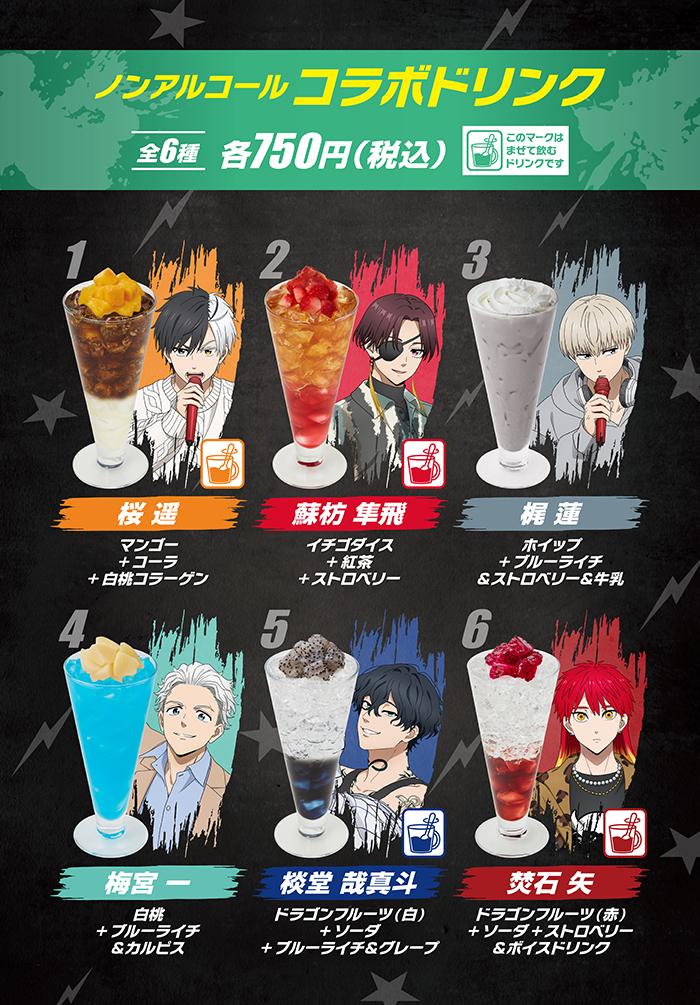 「WIND BREAKER × JOYSOUND」ドリンク