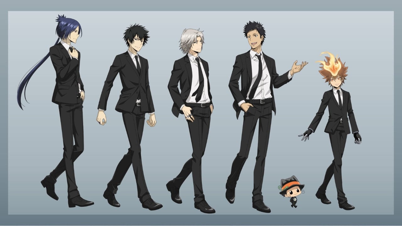 『リボーン』ポップアップショップが新宿マルイで開催決定!スーツ姿のボンゴレファミリー描き下ろしイラストが解禁