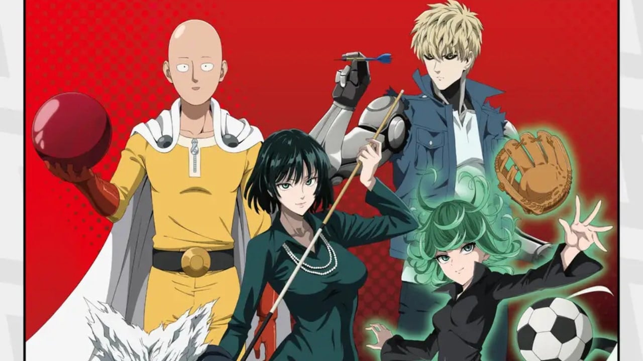 「ワンパンマン×ラウンドワン」12月26日よりコラボキャンペーン開催！サイタマやジェノスがスポーツを楽しむ描き下ろしビジュアルが登場