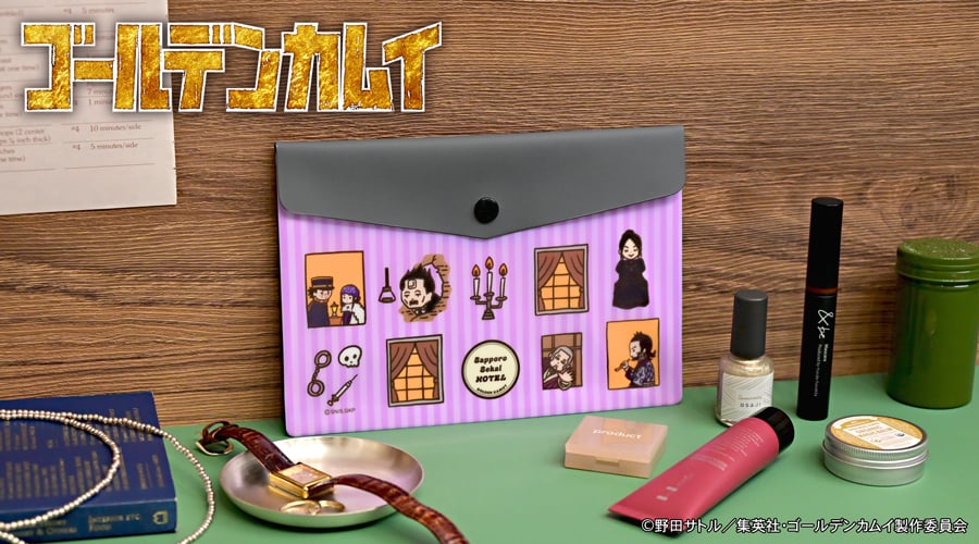 「ゴールデンカムイ×ビィズニィズ」コラボ第3弾グッズが受注開始！札幌世界ホテルや月島＆鯉登のレトロポップなデザインが可愛すぎる