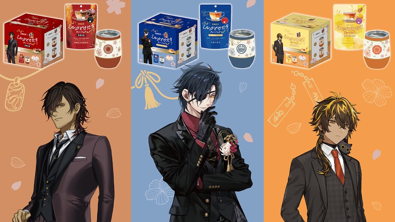 「刀剣乱舞×日東紅茶」12月9日よりコラボ商品発売！燭台切光忠・大倶利伽羅・火車切の3振りがラインナップ