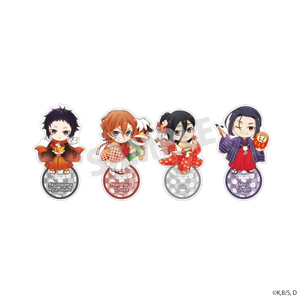 「文豪ストレイドッグス×NATSLIVE CAFE」アクリルスタンド