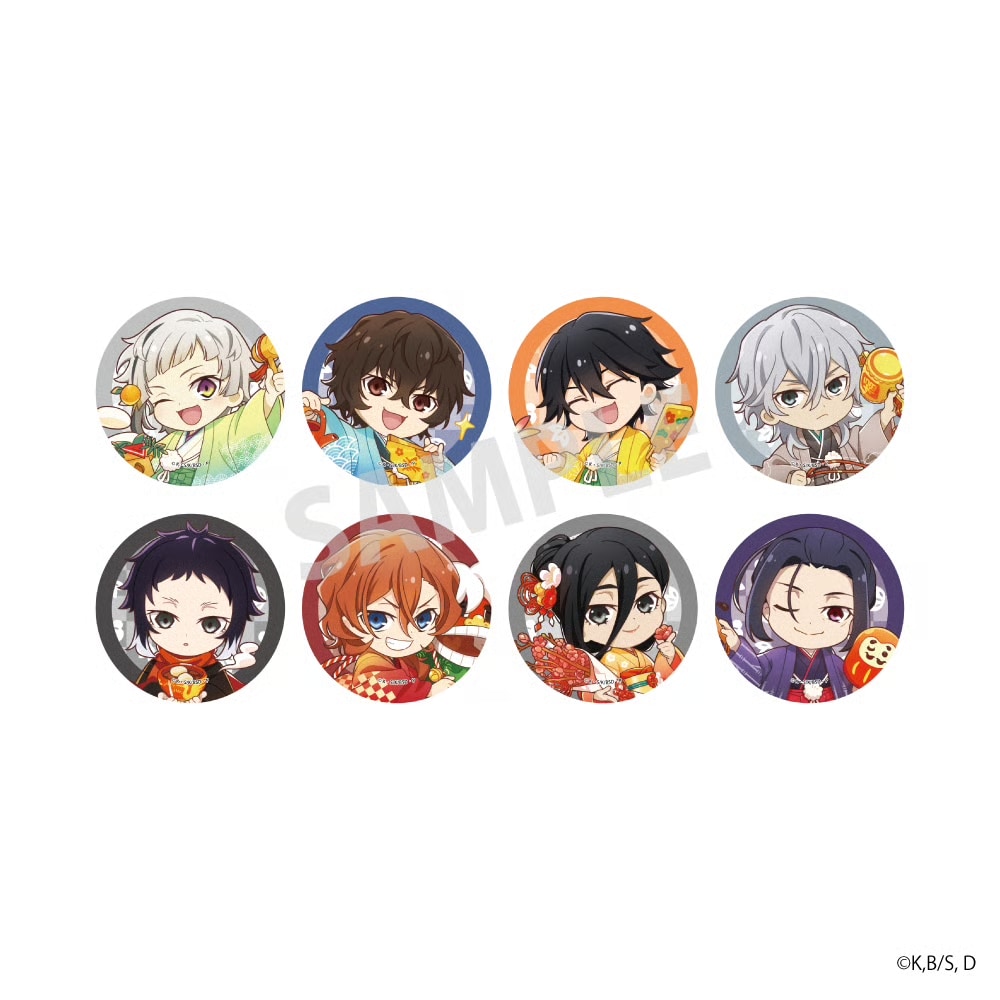 「文豪ストレイドッグス×NATSLIVE CAFE」缶バッジ