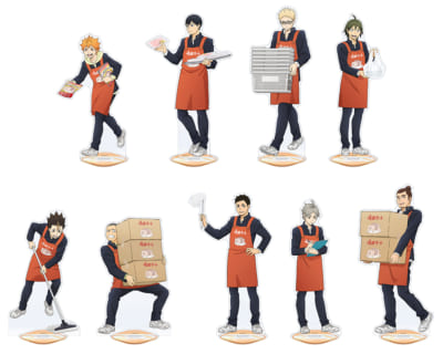 「ハイキュー!! 嶋田マート職業体験フェアinアニメイト」アクリルスタンド