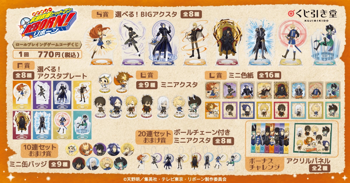 『家庭教師ヒットマンREBORN!』ロールプレイングゲームコーデくじ